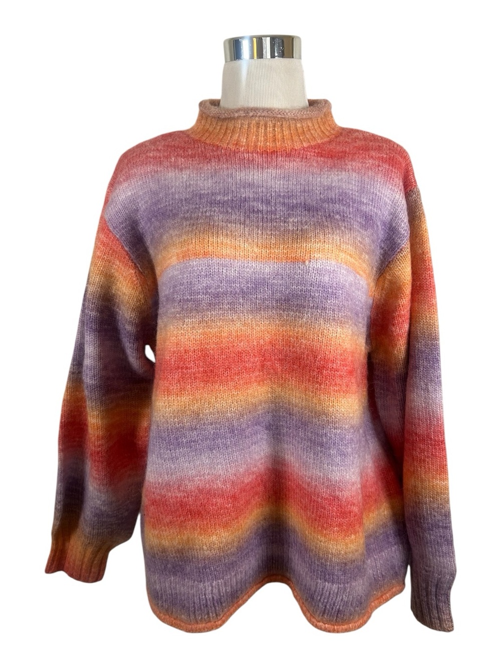 NWT Xírena Darcy Ombré Stripe Oversized Sweater Panorama M
